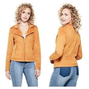 Guess Women's Tess Faux-Suede Jacket Medium